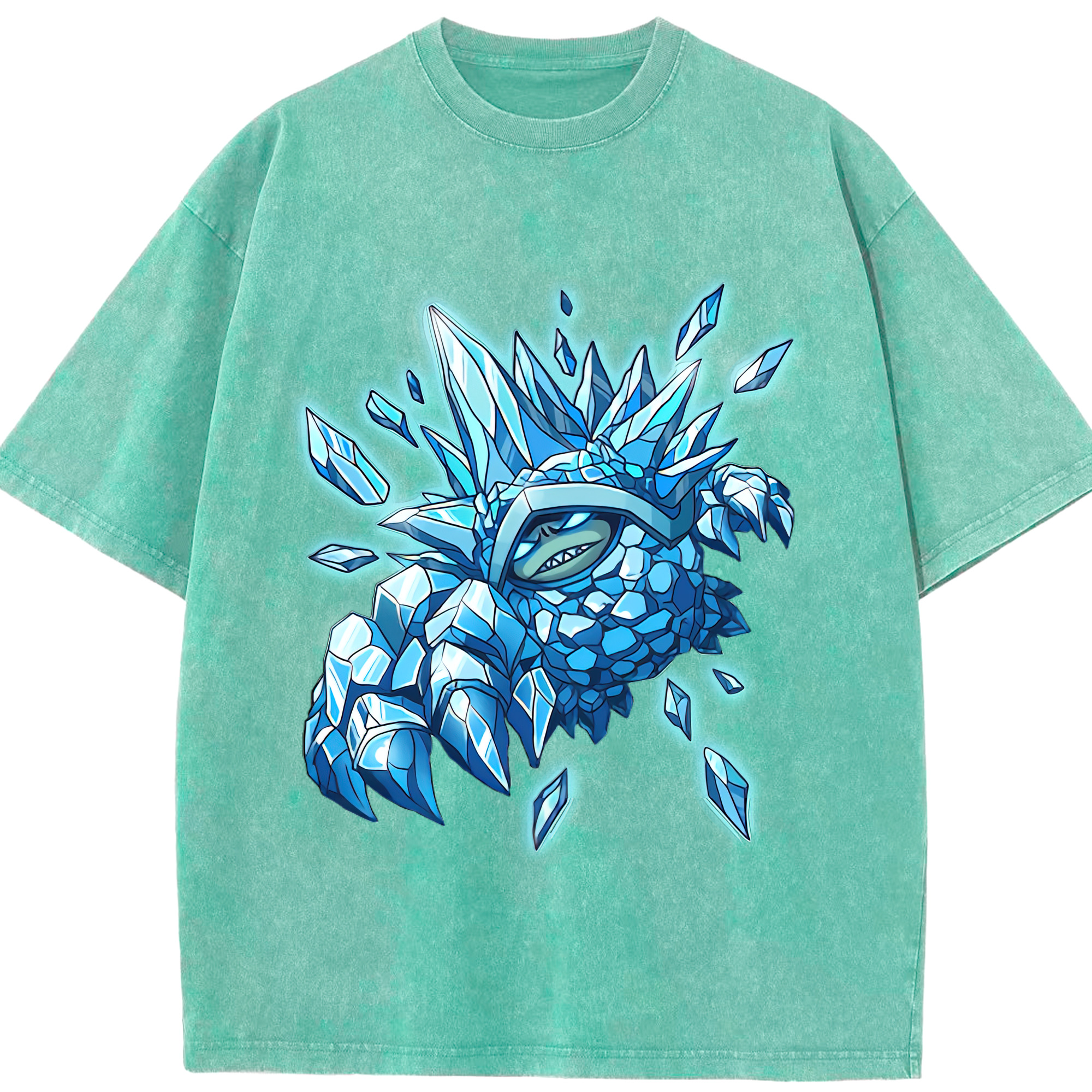 リーグ・オブ・レジェンド League of Legends LOL 綿100% ヴィンテージ風 半袖Tシャツ（フロントプリント）
